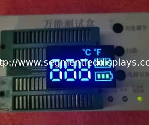 SMD แบบ Custom 7 เซ็กเมนต์ LED display สําหรับรถเย็นสีเขียวบริสุทธิ์